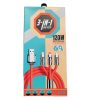 3-in-1 Silikon-Schnellladedatenkabel - 6A 12-24V 12OW