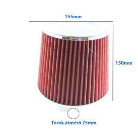 LG-MT2506/R Direktfilter Groß Sport-Luftfilter rot