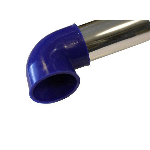 Alu könyök kék 76mm LG-JL-6031