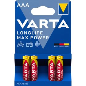 VARTA LONGLIFE MAX POWER mikro/ AAA/ LR03 elem BL4