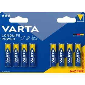 Batterie AAA 6+2 Stück Longlife Power Mikro