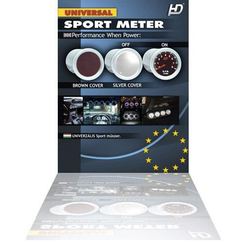 Getöntes Glas OR-LED7707-2 Turbodruckanzeige