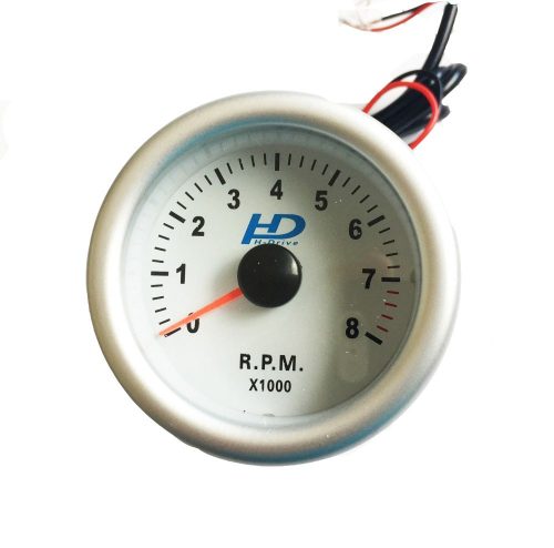Drehzahlmesser mit weißem Hintergrund OR-LED7705