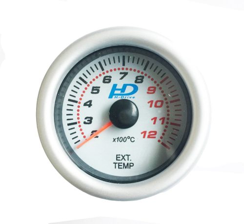 Abgastemperaturanzeige mit weißem Hintergrund OR-LED7708