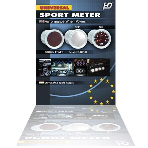 Kraftstoff-Luft-Gemischanzeige mit weißem Hintergrund OR-LED7709