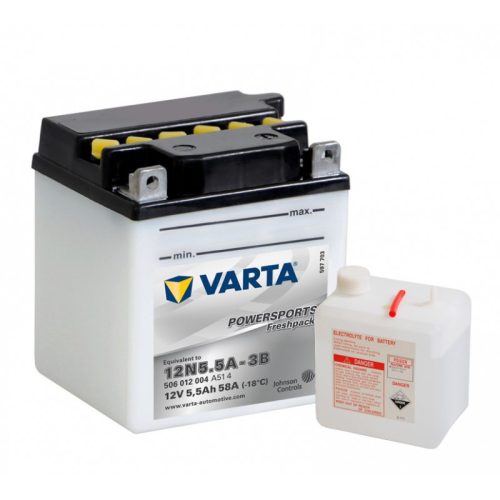 Varta - 12v 6ah - motor akkumulátor - jobb+ *12N5.5A-3B