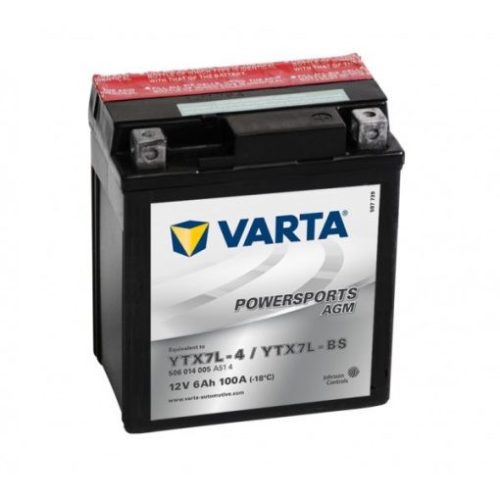 Varta - 12v 6ah - Factory Activated AGM motor akkumulátor * YTX7L-4