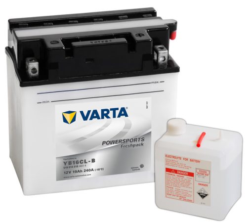 Varta - 12v 19ah - motor akkumulátor - jobb+ *YB16CL-B