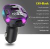  C49 Bluetooth kihangosító 5.3+EDR RGB - FM/Transmitter - 12/24V