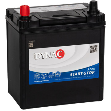 DYNAC Start-Stop AGM - 12v 35ah - autó akkumulátor - bal+