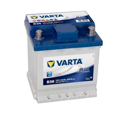 Varta Blue - 12v 44ah - autó akkumulátor - jobb+