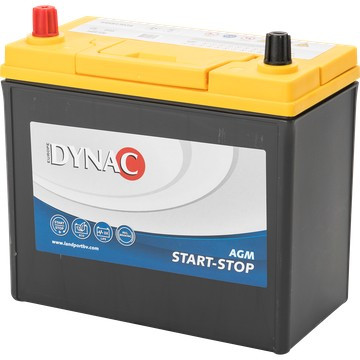 DYNAC Start-Stop AGM - 12v 45ah - autó akkumulátor - Bal+