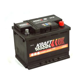 Kraftmann AGM - 12v 60ah - autó akkumulátor - jobb+
