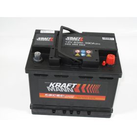 Kraftmann - 12v 63ah - autó akkumulátor - jobb+