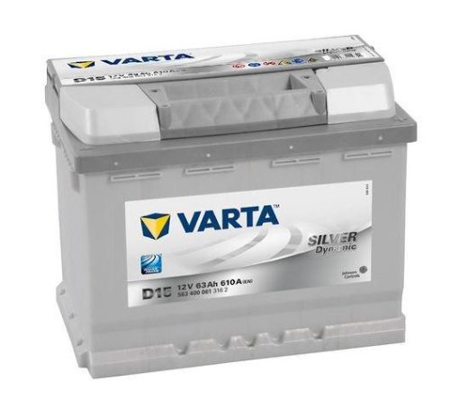 Varta Silver - 12v 63ah - autó akkumulátor - jobb+