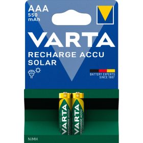VARTA SOLAR akkumulátor mikró/AAA 550 mAh BL2