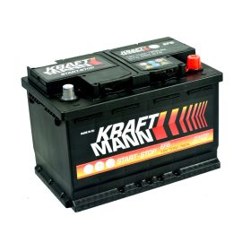 Kraftmann EFB - 12v 70ah - autó akkumulátor - jobb+