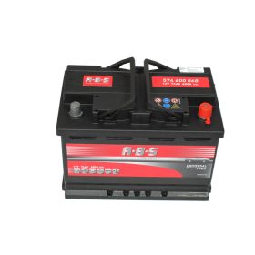 Abs Universal Plus - 12v 74ah - autó akkumulátor - jobb+