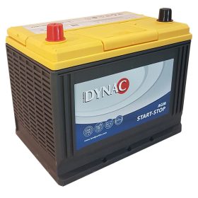 DYNAC Start-Stop AGM - 12v 75ah - autó akkumulátor - jobb+