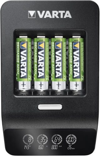 VARTA "Ultra Fast" 15 perces gyorstöltõ + 4db AA 2100 mAh akkumulátor