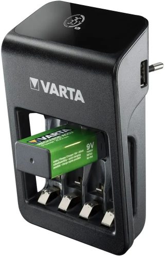VARTA LCD Plug töltõ + 4 db AA 2100 mAh akkumulátor