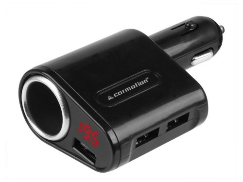 Zigarettenanzünder mit Voltmeter + USB - 12-24V 5A - CM58710