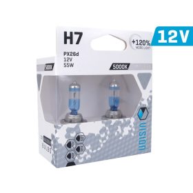   VISION IZZÓ HATÁRTALAN FEHÉR H7 12V 55W PX26D U E4 + 120%, 2 DB. CM58794