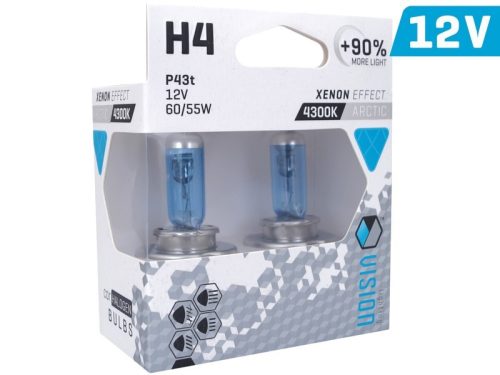 VISION Artic H4 Glühlampe weiß - 12V/55W - 90%