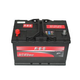 Abs ASIA - 12v 91ah - autó akkumulátor - bal+ *ázsia