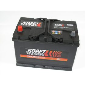 Kraftmann - 12v 100ah - autó akkumulátor - bal+ ázsia