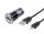 Szivargyújtó elosztó 12 / 24V USB KÁBEL> IPHONE CM63012