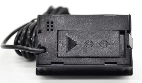 Elektronikus hőmérő LCD kijelzővel, 1 m-es szonda, 48 x 28 x 15 mm, Fekete