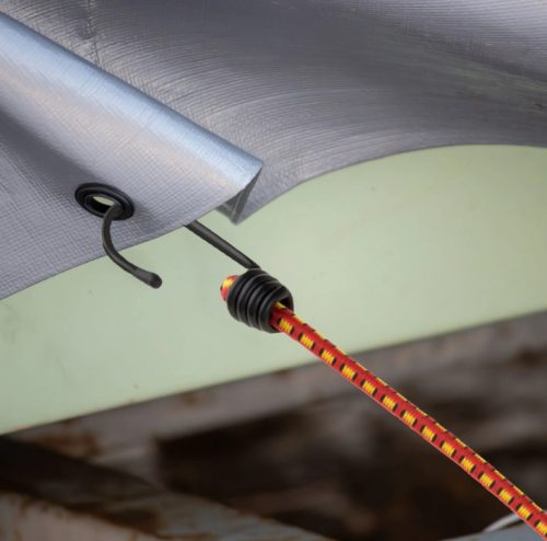 Gumipók 100 cm, 2 db-os, acélkampós 