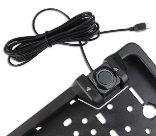 CA-BG482-2 Rückfahrkamera mit 8 LEDs im Kennzeichenrahmen + 2 Parksensoren