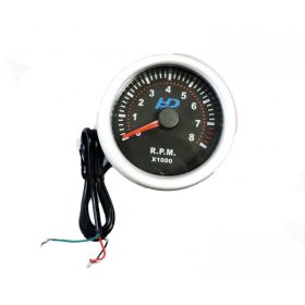 Drehzahlmesser mit schwarzem Zifferblatt OR-LED7705BK