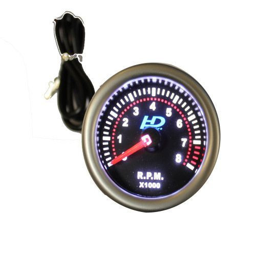 Drehzahlmesser mit schwarzem Zifferblatt OR-LED7705BK