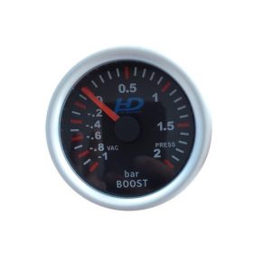 Turbodruckanzeige mit weißem Zifferblatt LED7707BK