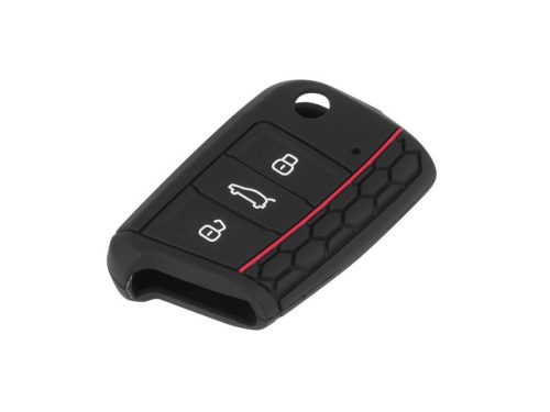 Autoschlüsselhülle für VW Gummi W14475BK