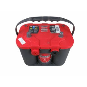   Optima Red - 12v 50ah - autó akkumulátor - bal+ *oldalcsavaros*U - 4,2