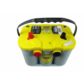   Optima Yellow - 12v 55ah - autó akkumulátor - bal+ * oldalcsavaros *U - 4,2