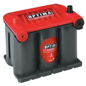   Optima Red - 12v 44ah - autó akkumulátor - bal+ *oldalcsavaros *U - 3,7