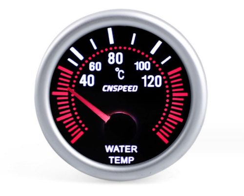 84016 Wassertemperaturanzeige mit schwarzem Zifferblatt
