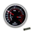 84030 2BAR Turbónyomás mérőóra fekete számlapos  