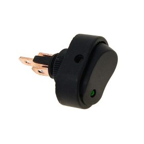 Zöld diódás egyenáramú elektromos kapcsoló, max 30A