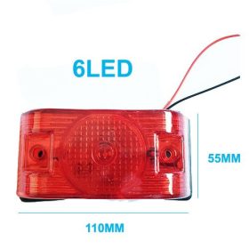 AE-LA562R 24V szélességjelző/helyzetjelző piros 