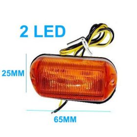   AE-LA570Y  24V, 0.02A, 0.56W szélességjelző/helyzetjelző sárga "E" jellel 