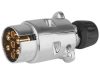 Anhänger-Steckdose 7 PIN für Anhänger, Aluminium - 12V