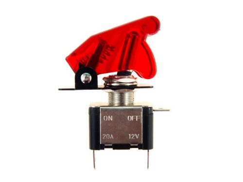 Schalter mit Deckel, Kippschalter - 12V - max 20A