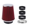 Luftfilter 120x130x90mm, rot, Adapter: 60, 63, 70 mm