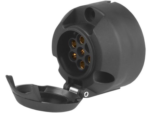 Anhänger-Steckdose 7 PIN für Anhänger, Kunststoff 12/24V